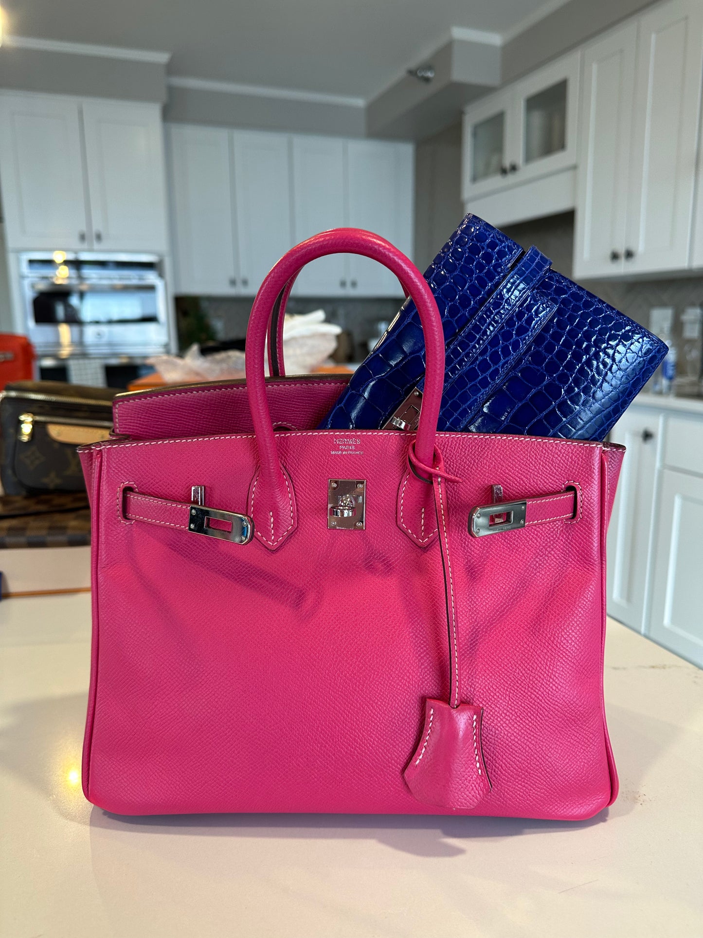 Hermes Alligator Kelly Wallet PHW