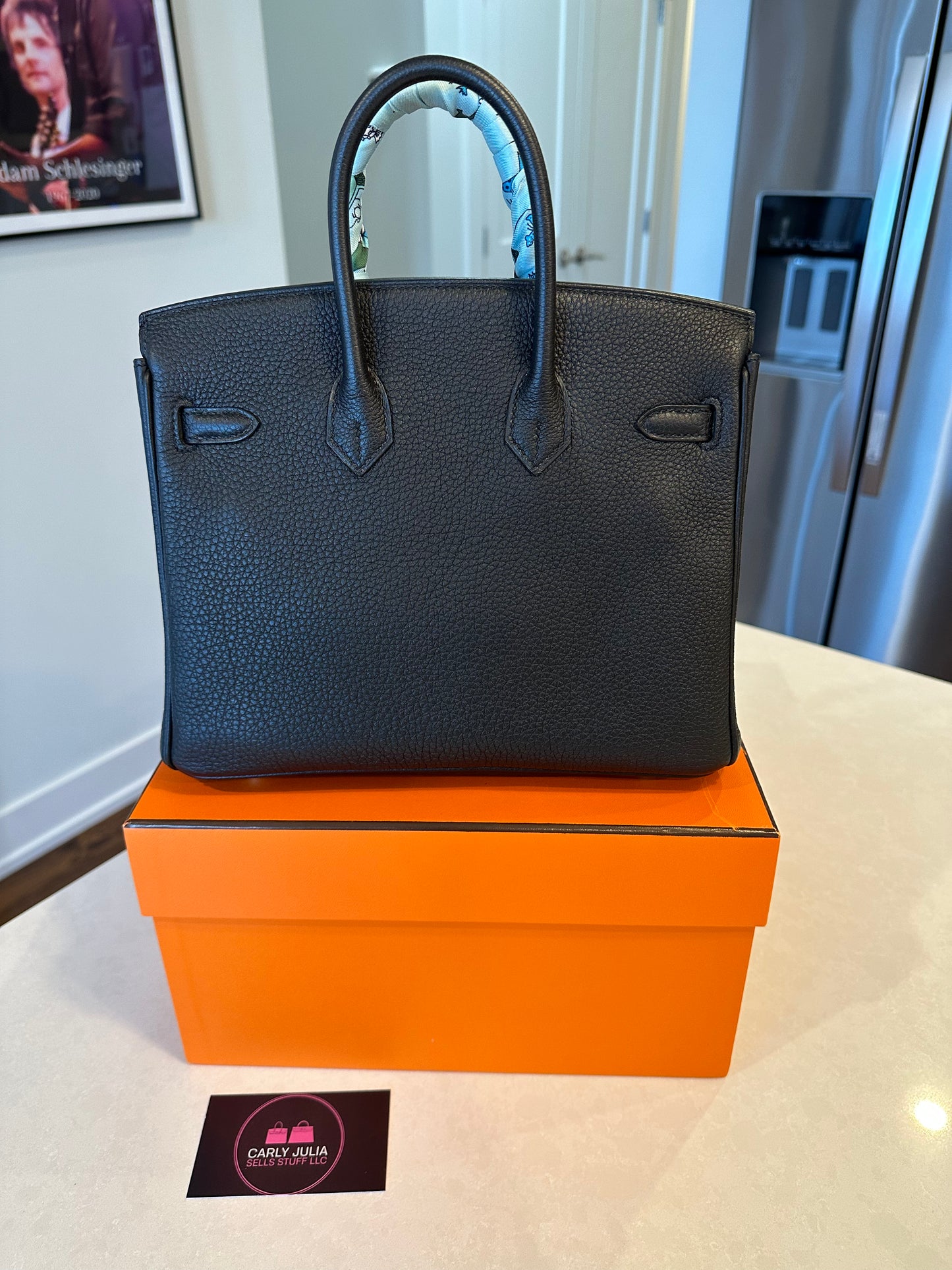 Hermes Birkin 25 Togo Noir GHW