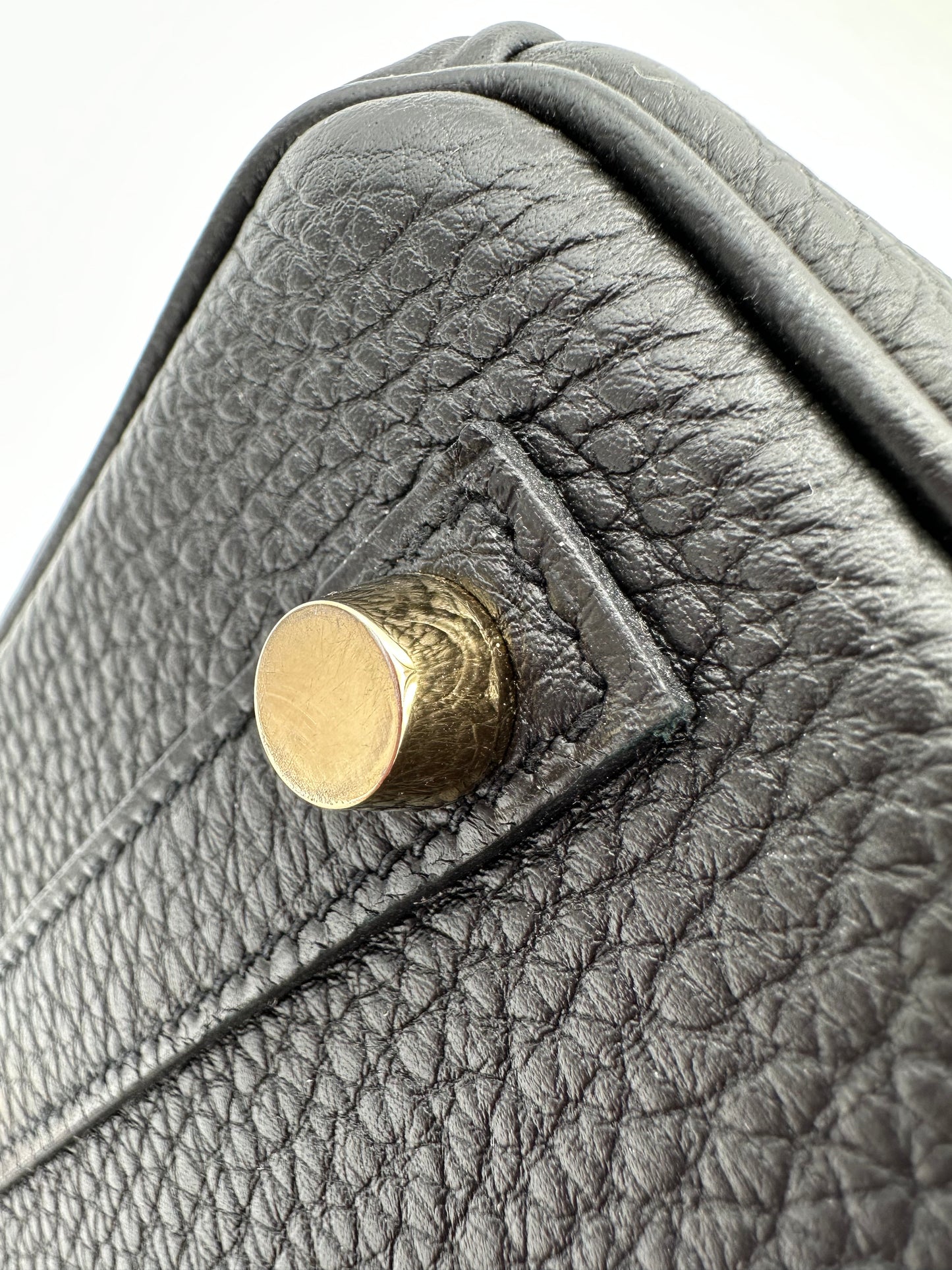 Hermes Birkin 25 Togo Noir GHW