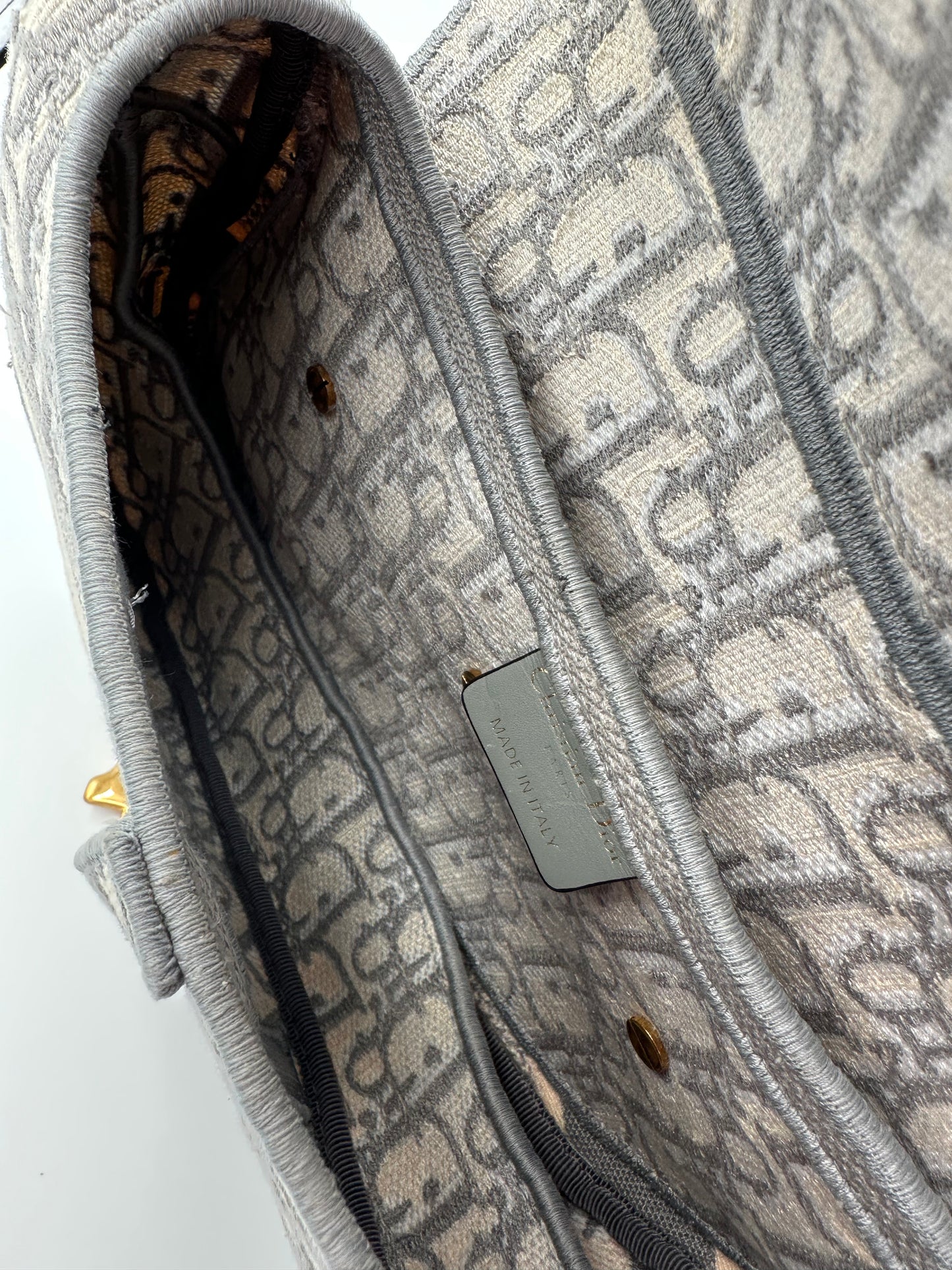 CHRISTIAN DIOR Oblique Saddle Bag