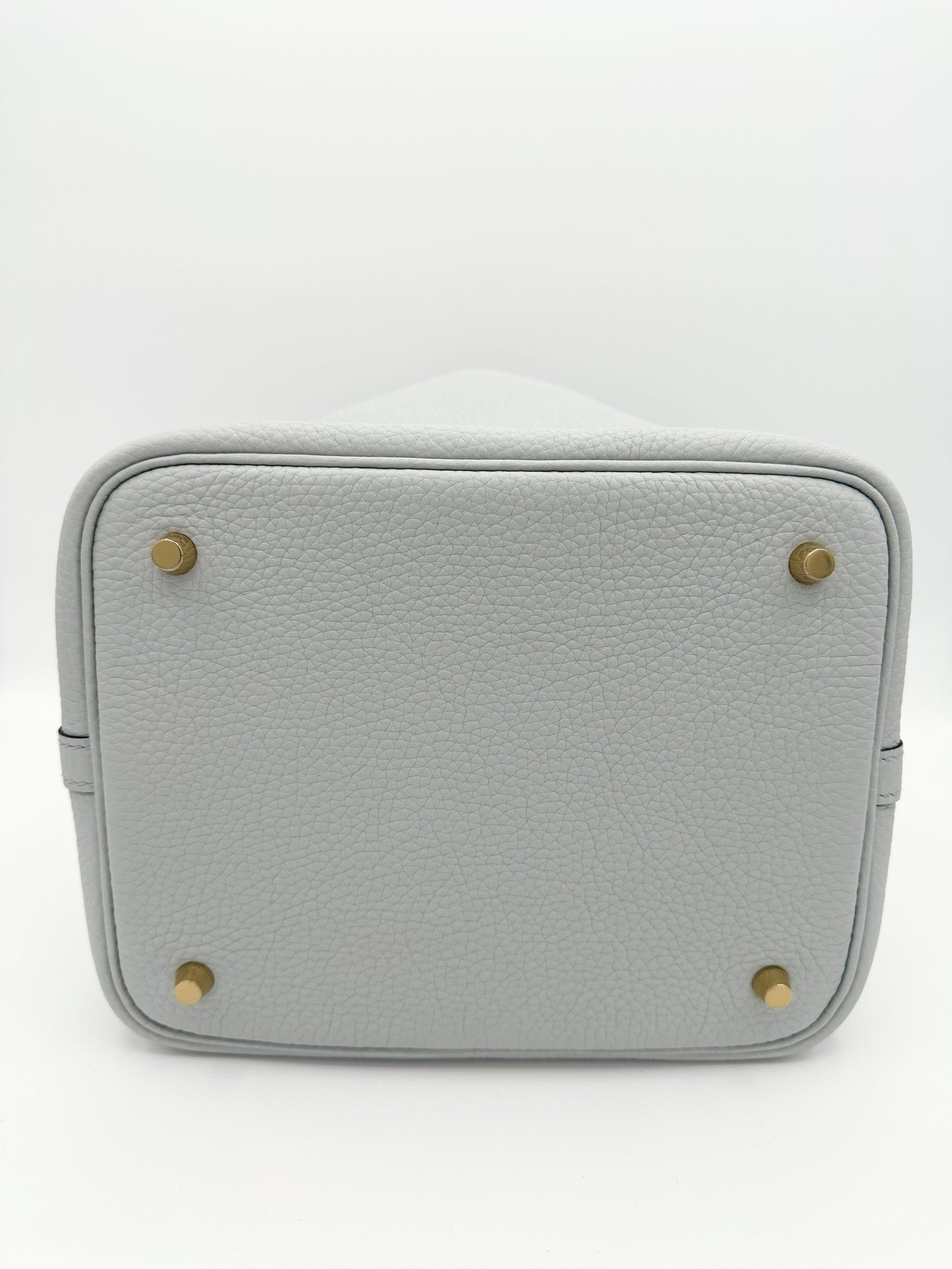 Hermes Picotin 22 Blue Pale GHW