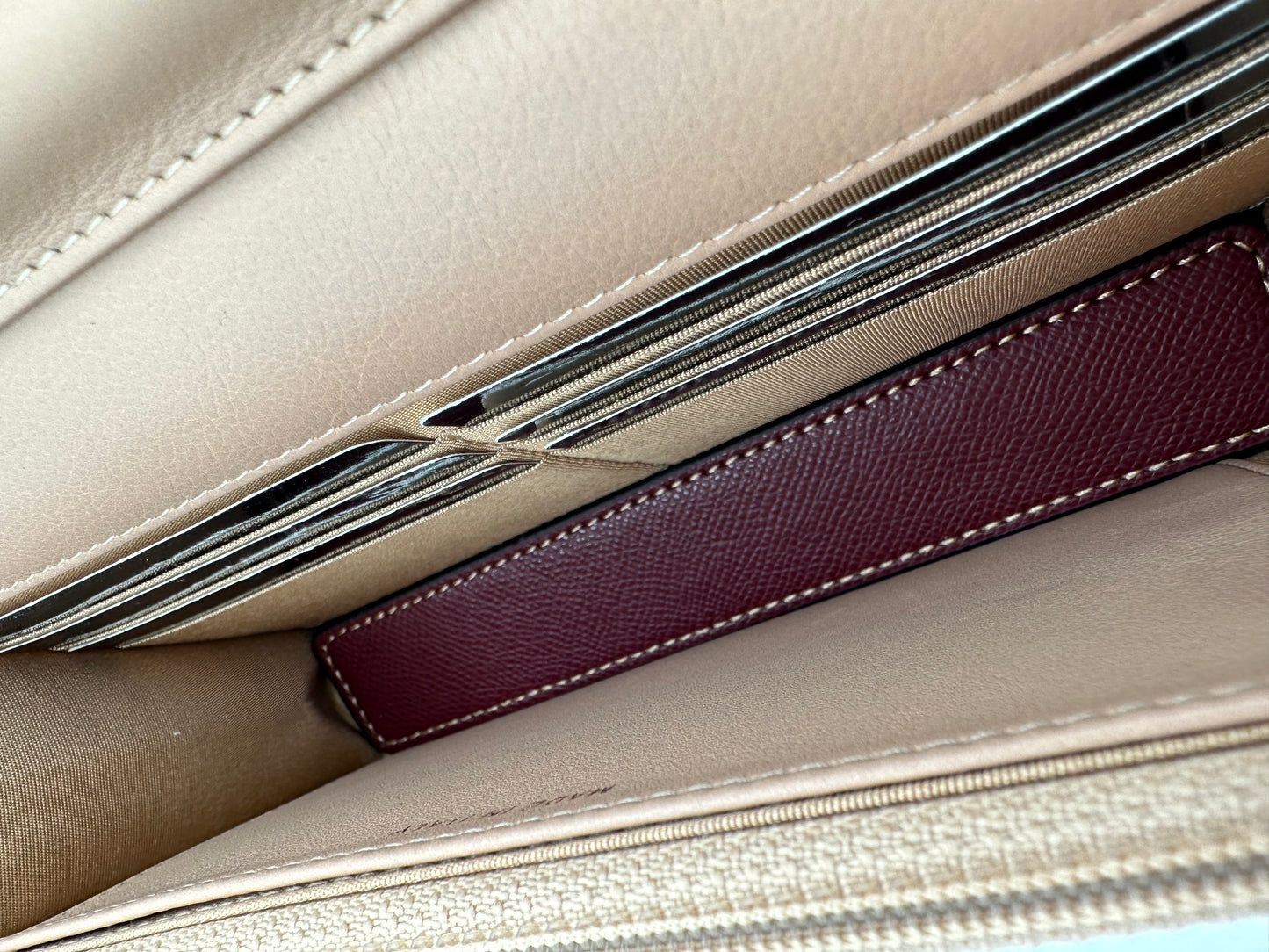 CHANEL Logo Enchained Flap WOC