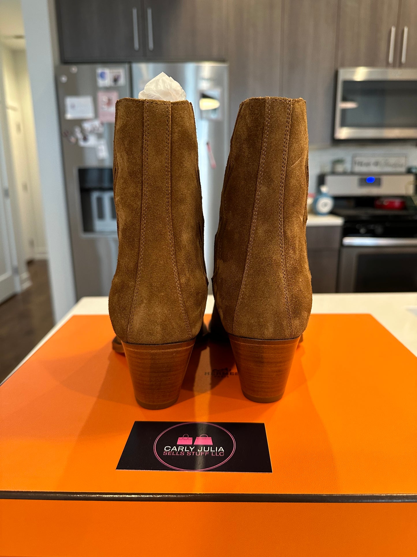 Hermes Vegas Ankle Boot Size 35