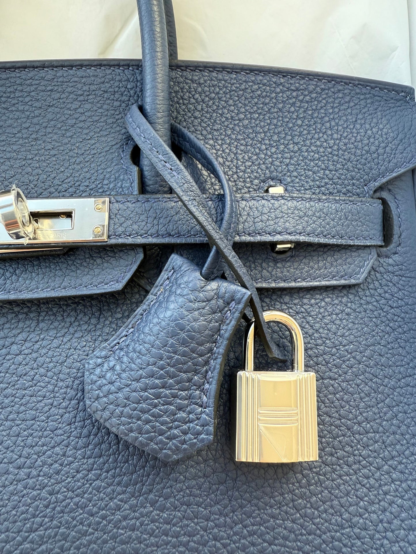 Hermes 2024 Birkin 25 Togo Blue Sapphire PHW - Carly Julia Sells Stuff, LLC