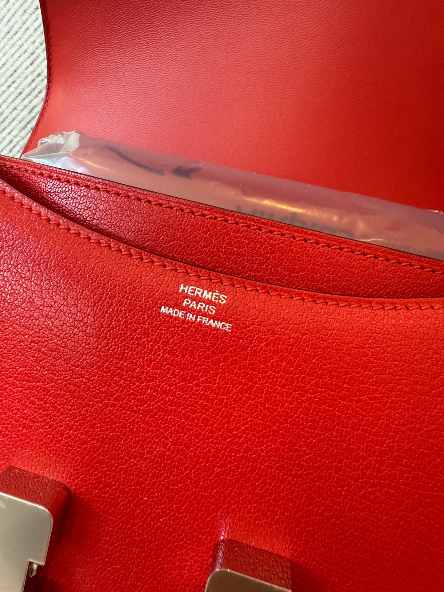Hermes 2024 Constance 18 Chèvre Rouge De Coeur PHW - Carly Julia Sells Stuff, LLC