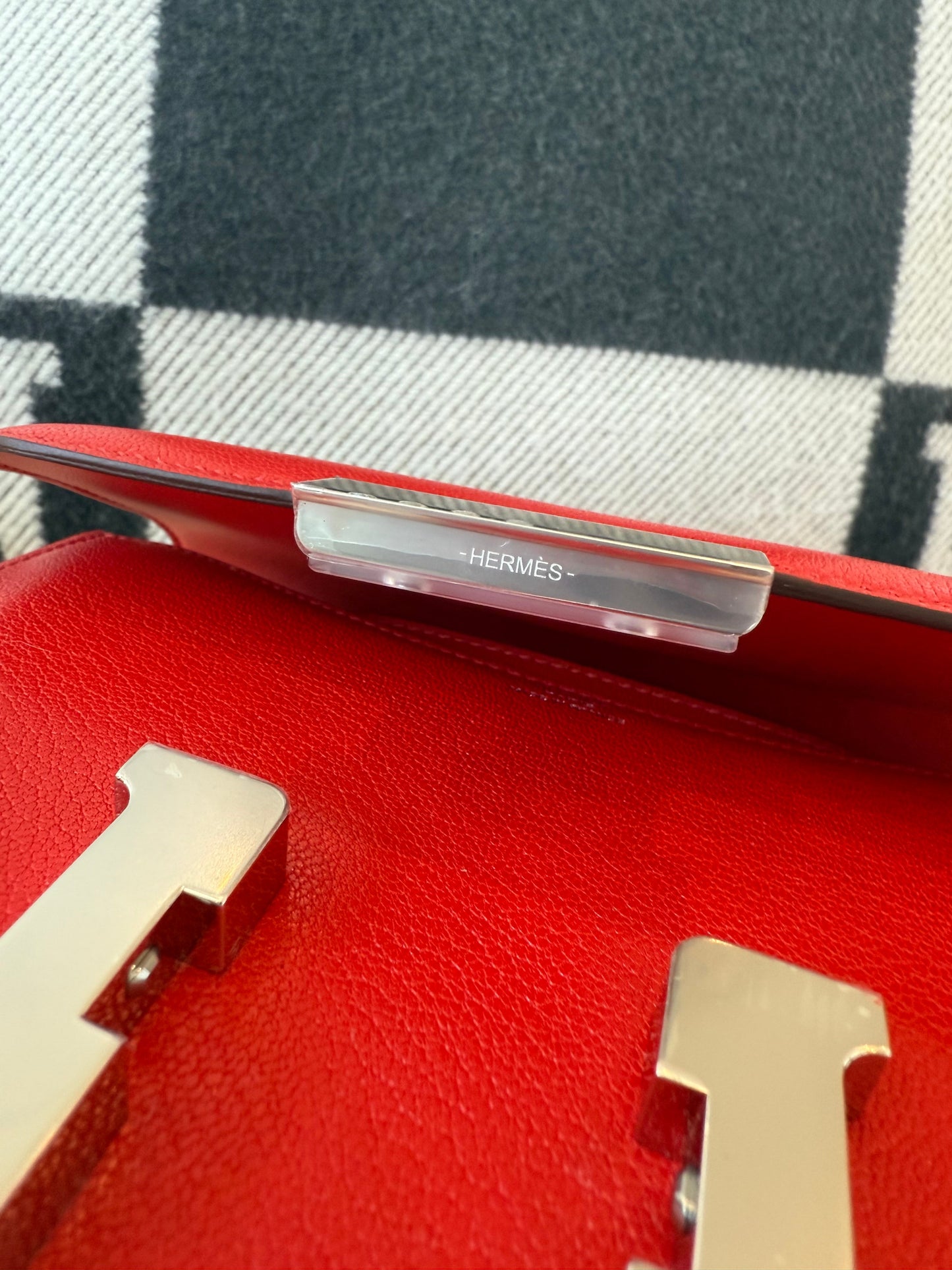 Hermes 2024 Constance 18 Chèvre Rouge De Coeur PHW - Carly Julia Sells Stuff, LLC