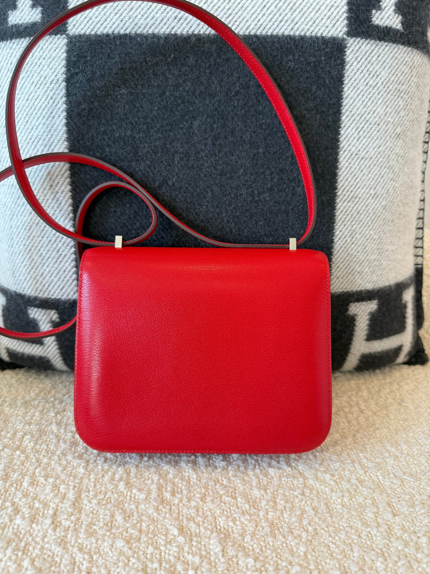 Hermes 2024 Constance 18 Chèvre Rouge De Coeur PHW - Carly Julia Sells Stuff, LLC