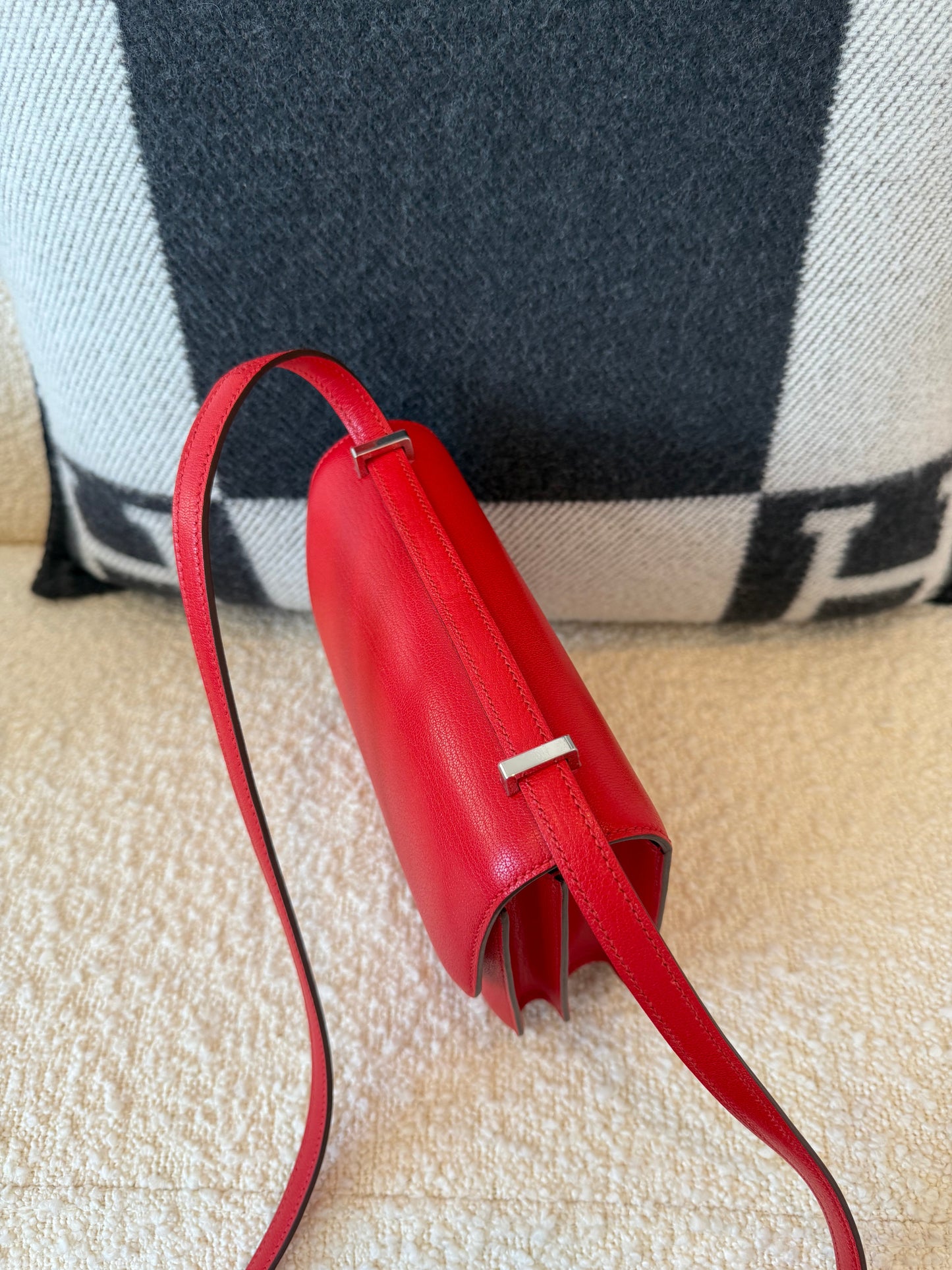 Hermes 2024 Constance 18 Chèvre Rouge De Coeur PHW - Carly Julia Sells Stuff, LLC