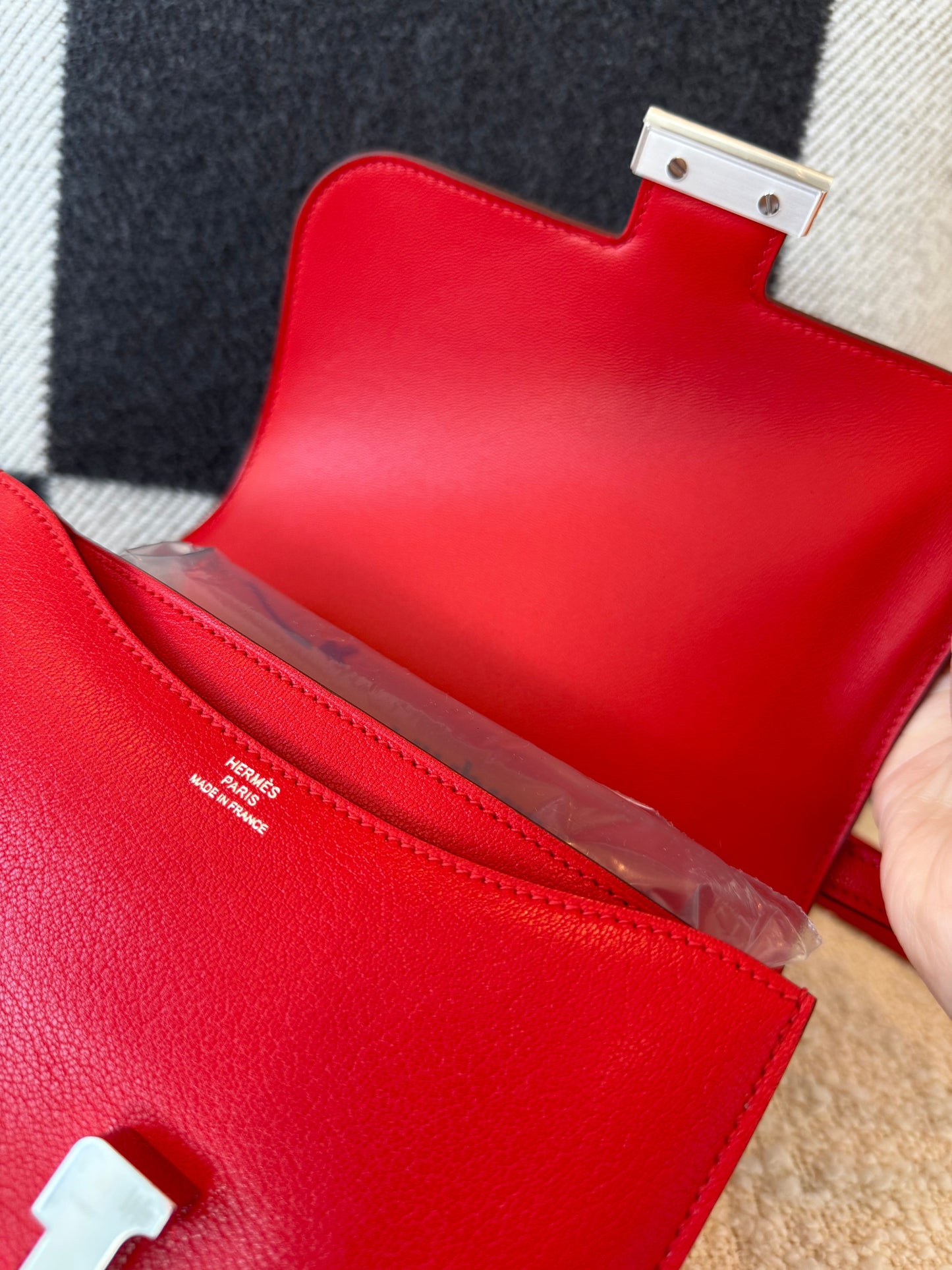 Hermes 2024 Constance 18 Chèvre Rouge De Coeur PHW - Carly Julia Sells Stuff, LLC