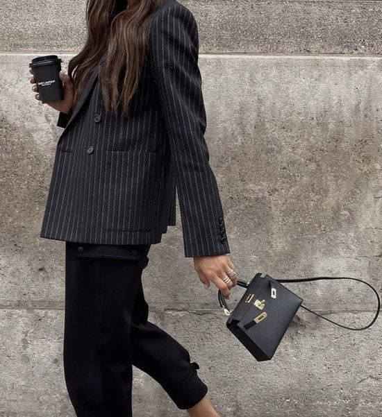 Hermes 2024 Epsom Noir Mini Kelly GHW - Carly Julia Sells Stuff, LLC