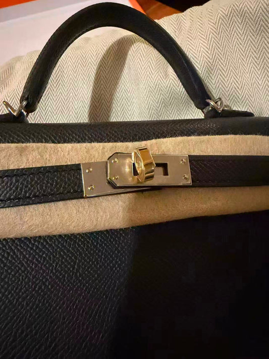 Hermes 2025 Mini Kelly Plomb Electrum Hardware - Carly Julia Sells Stuff, LLC