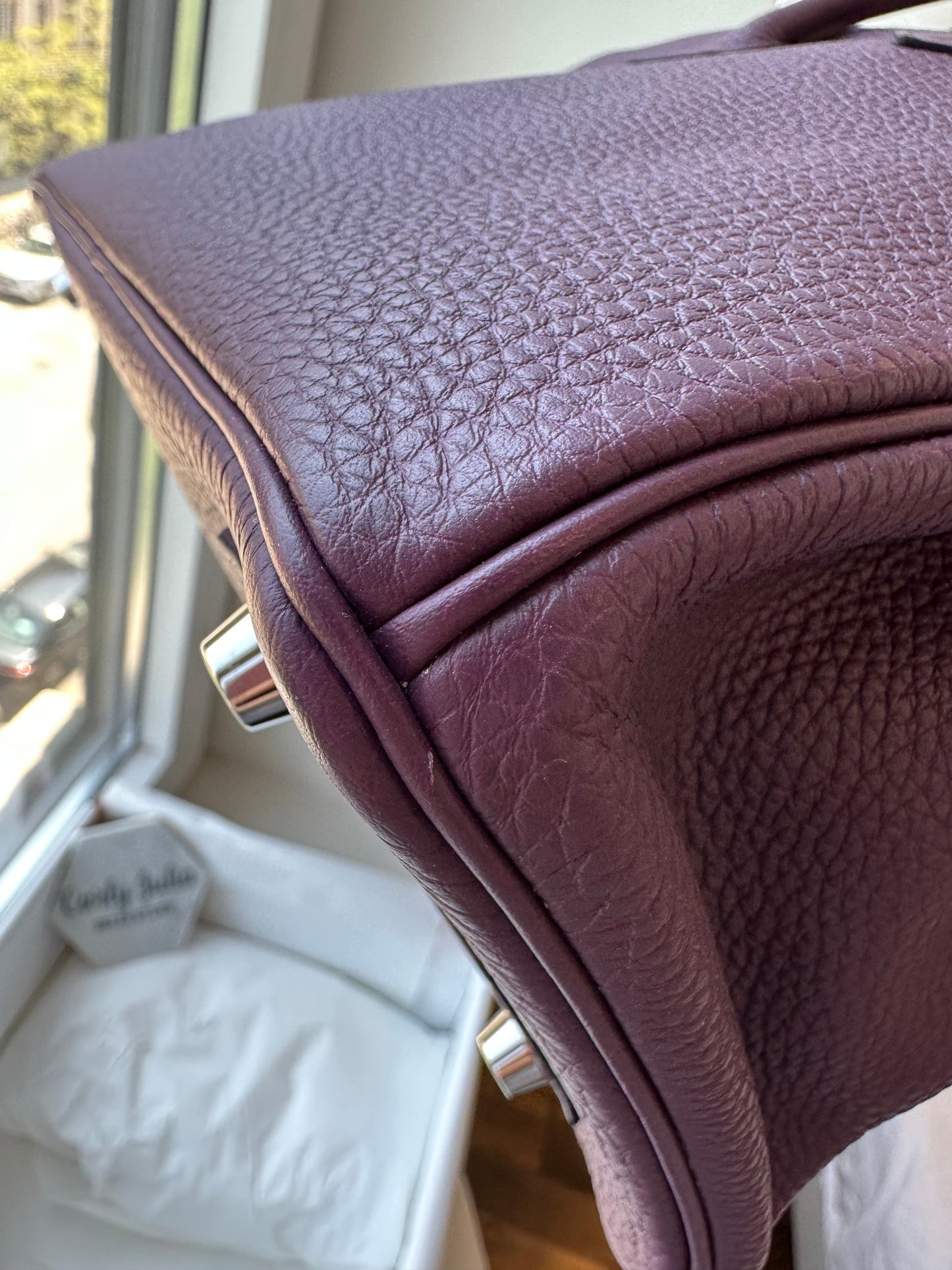 Hermes Birkin 25 Cassis Togo PHW - Carly Julia Sells Stuff, LLC