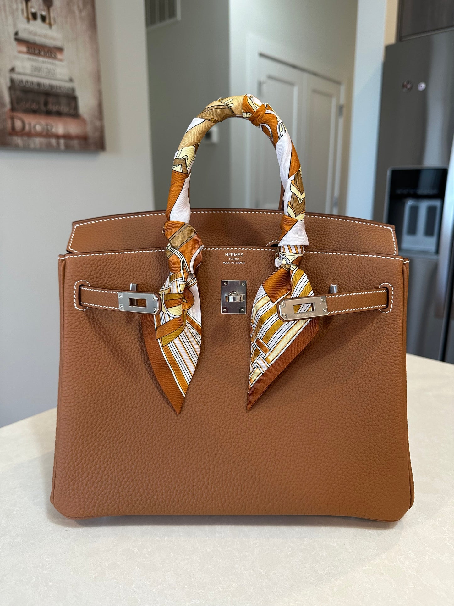 Hermes Birkin 25 Gold Togo PHW - Carly Julia Sells Stuff, LLC
