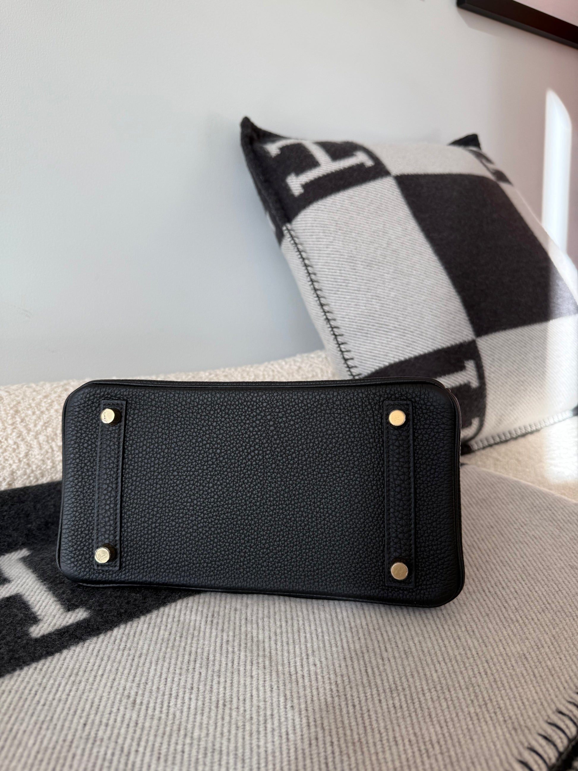 Hermes Birkin 25 Lizard Touch Noir GHW - Carly Julia Sells Stuff, LLC