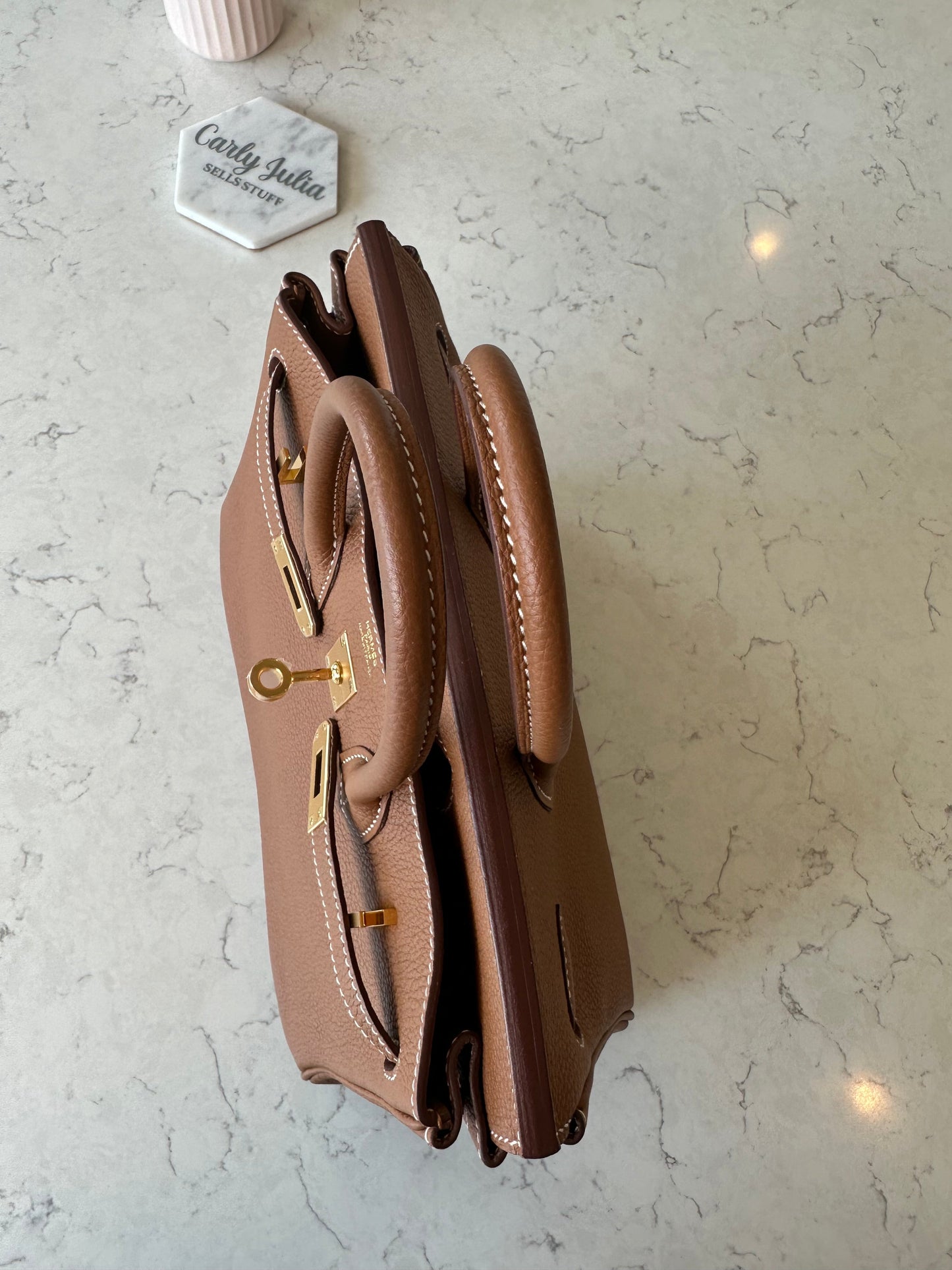 Hermes Birkin 25 Togo Gold on Gold - Carly Julia Sells Stuff, LLC