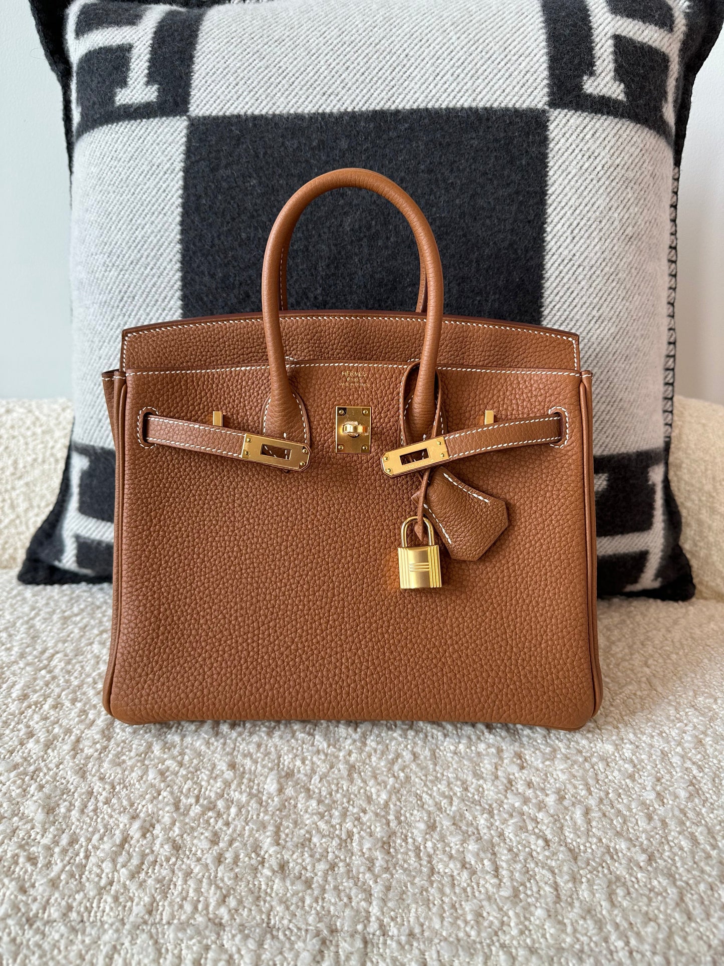 Hermes Birkin 25 Togo Gold on Gold - Carly Julia Sells Stuff, LLC