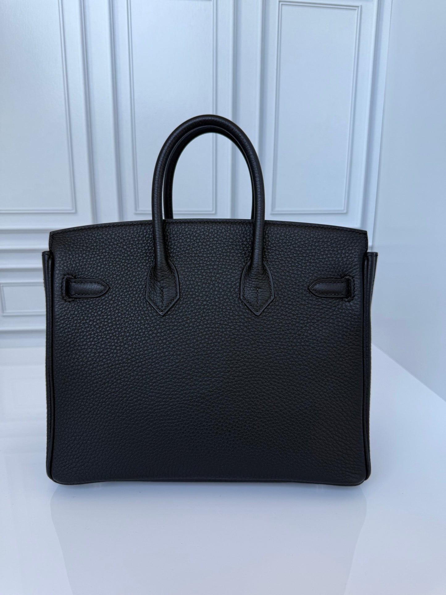 Hermes Birkin 25 Togo Noir Palladium Hardware PHW - Carly Julia Sells Stuff, LLC