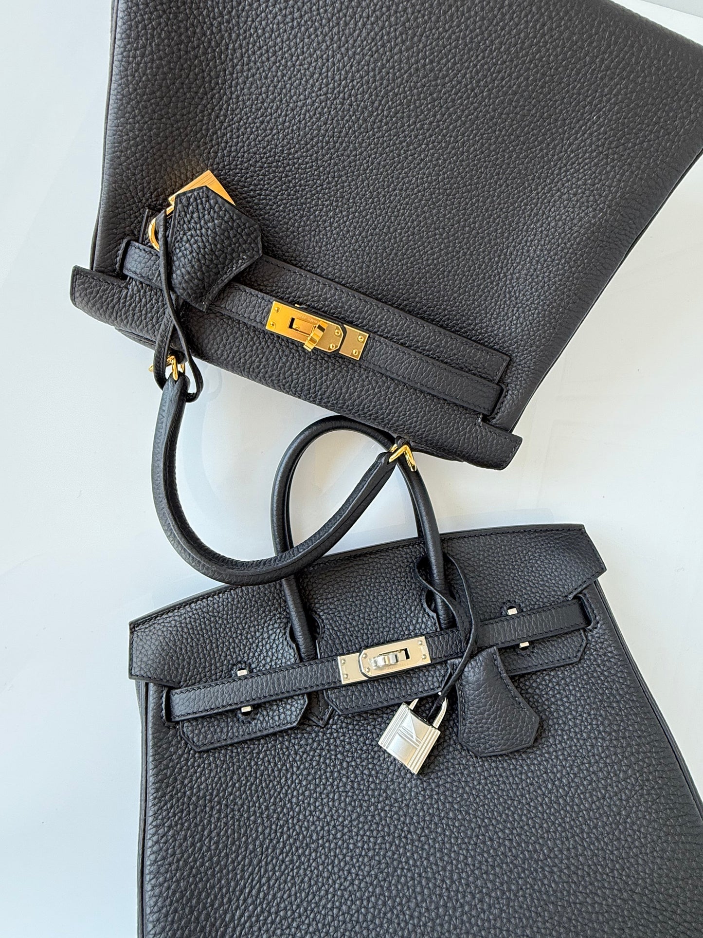Hermes Birkin 25 Togo Noir Palladium Hardware PHW - Carly Julia Sells Stuff, LLC