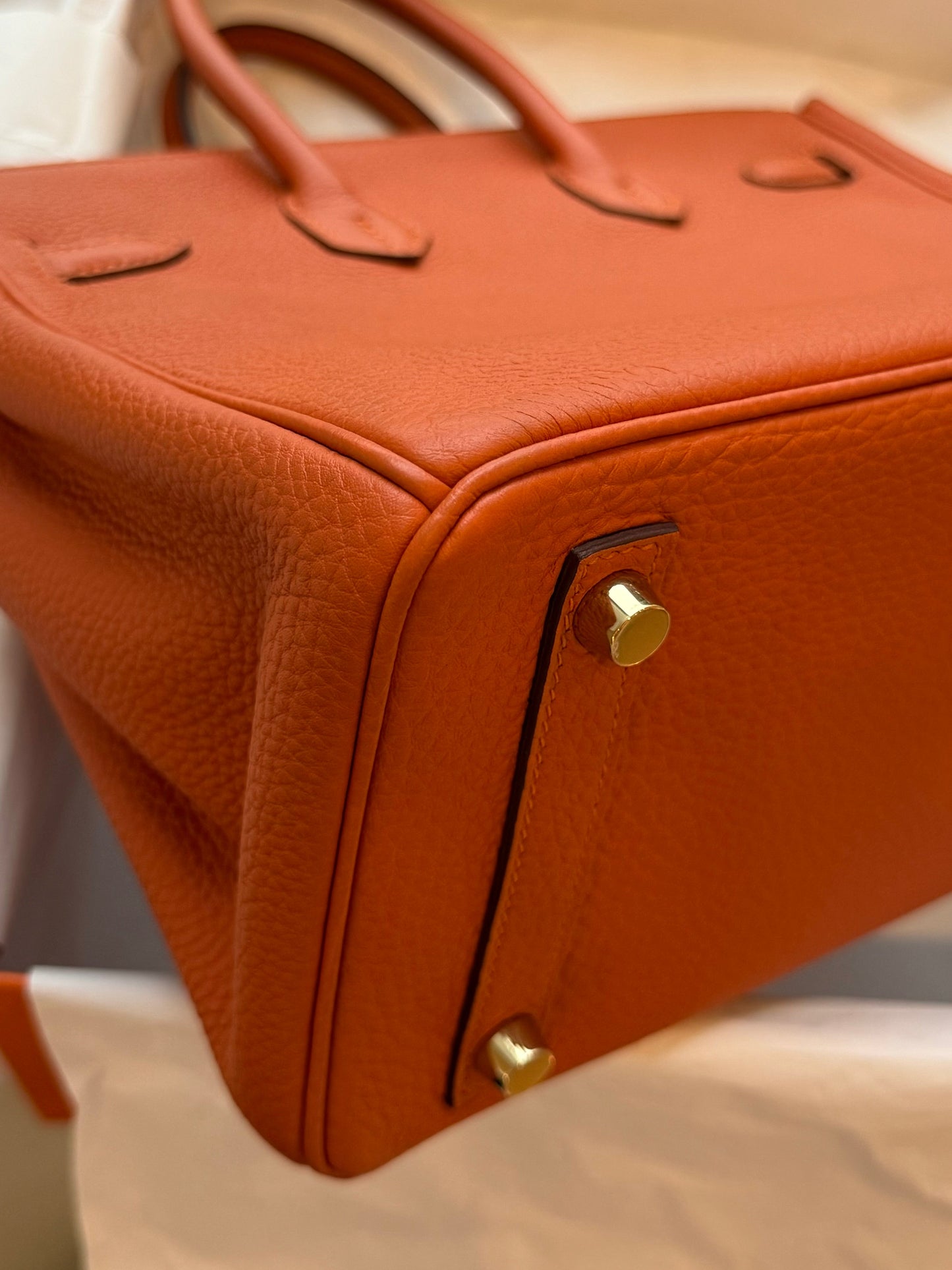 Hermes Birkin 25 Togo Orange GHW 🍊 - Carly Julia Sells Stuff, LLC