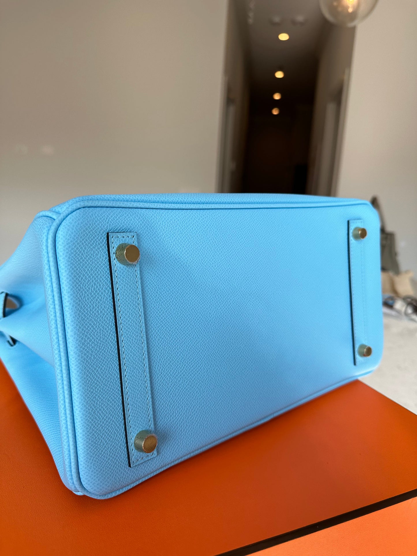 Hermes Birkin 30 Epsom Celeste GHW - Carly Julia Sells Stuff, LLC