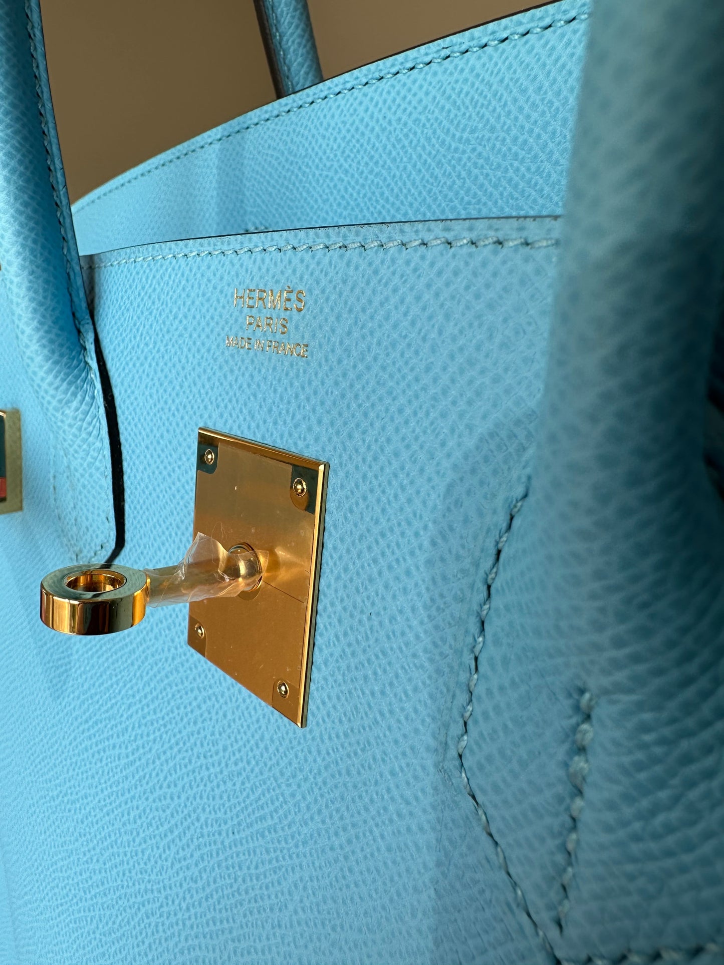 Hermes Birkin 30 Epsom Celeste GHW - Carly Julia Sells Stuff, LLC