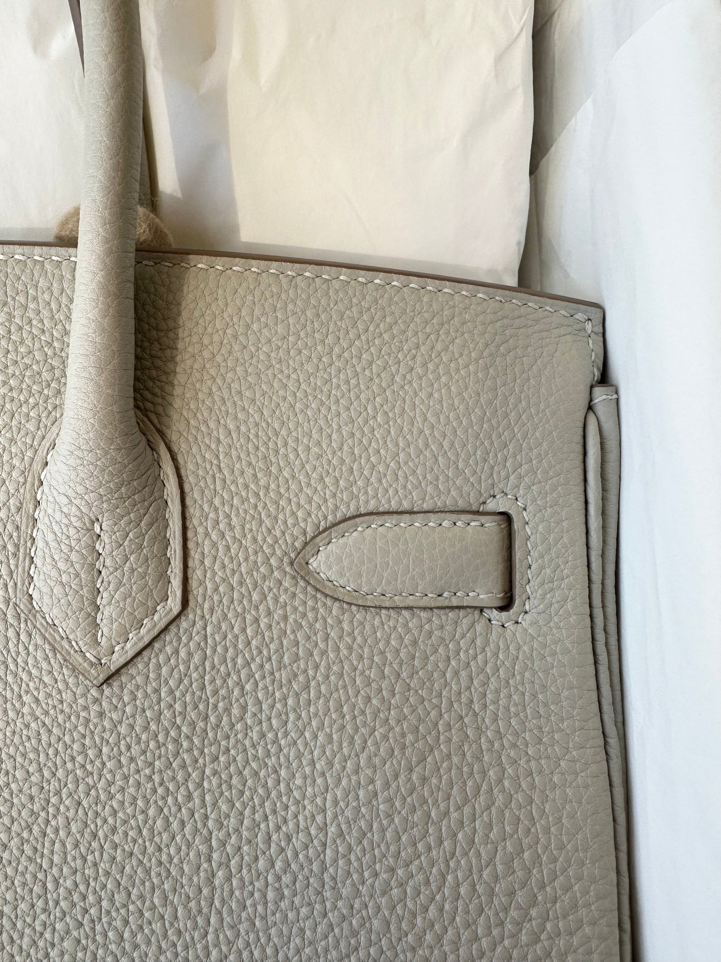 Hermes Birkin 30 Gris Perle GHW - Carly Julia Sells Stuff, LLC