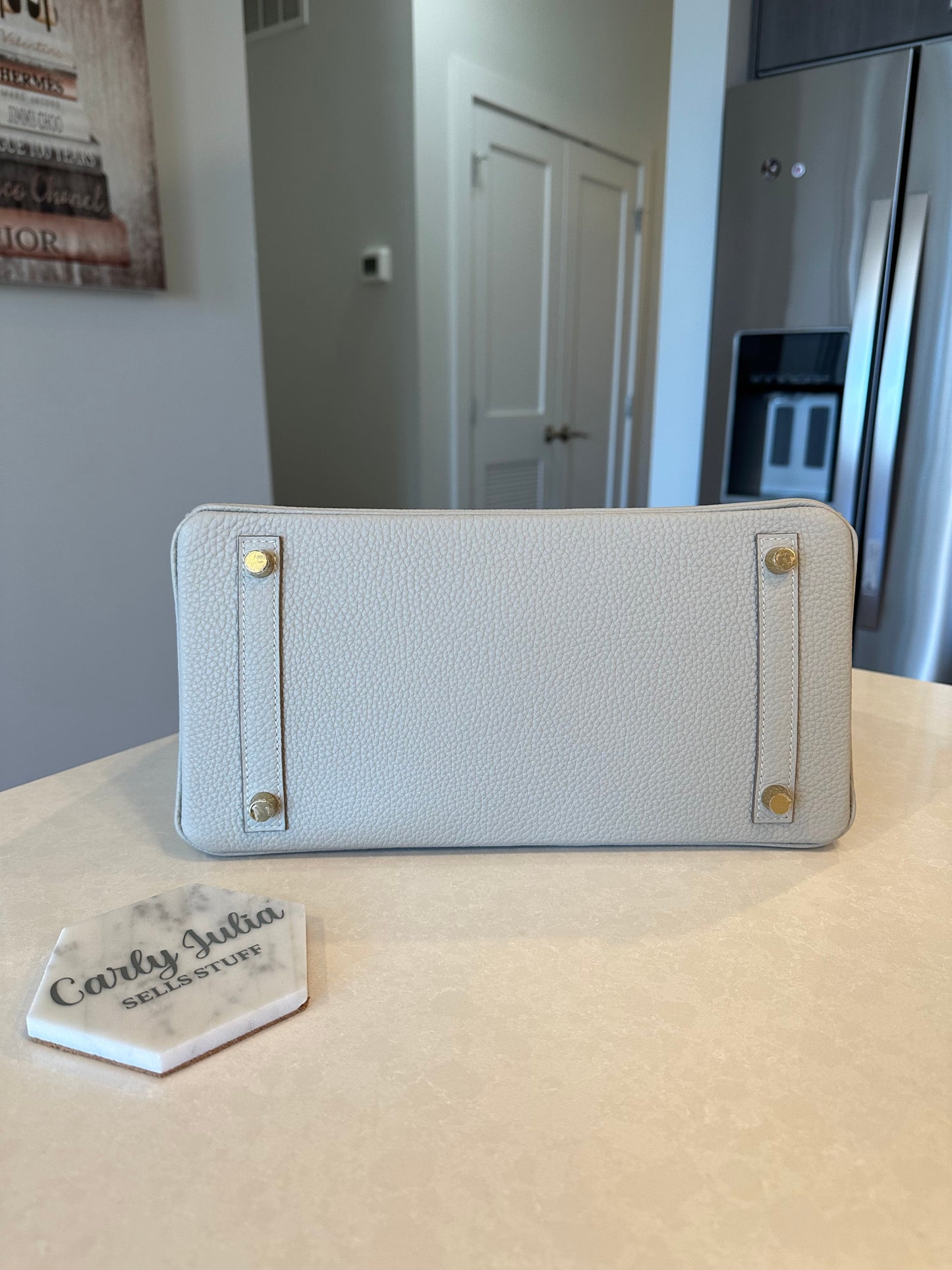 Hermes Birkin 30 Gris Perle GHW - Carly Julia Sells Stuff, LLC