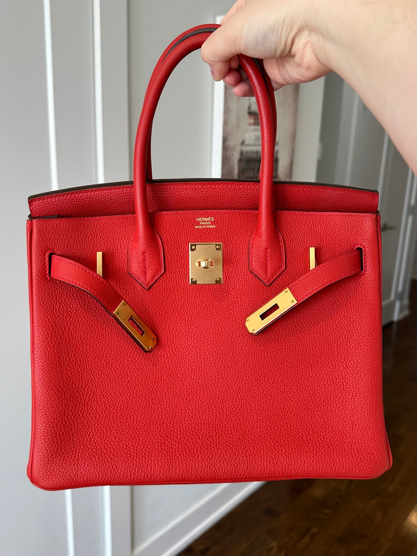 Hermes Birkin 30 Rouge Vif GHW - Carly Julia Sells Stuff, LLC