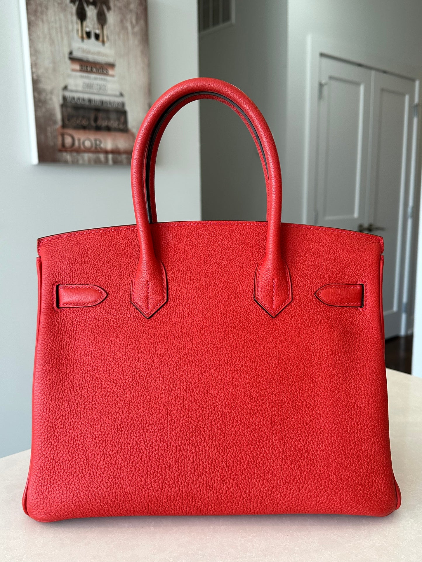 Hermes Birkin 30 Rouge Vif GHW - Carly Julia Sells Stuff, LLC