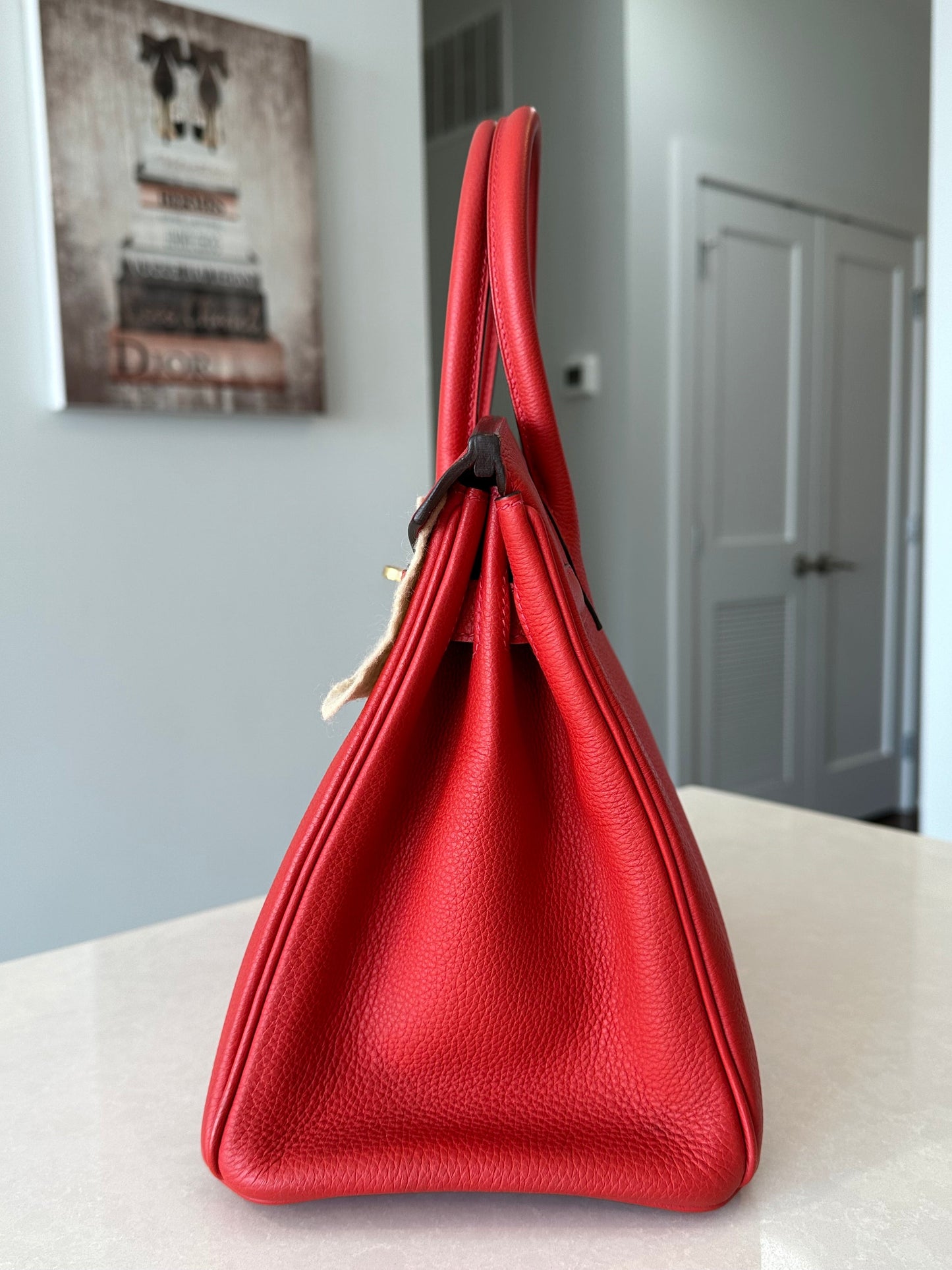 Hermes Birkin 30 Rouge Vif GHW - Carly Julia Sells Stuff, LLC