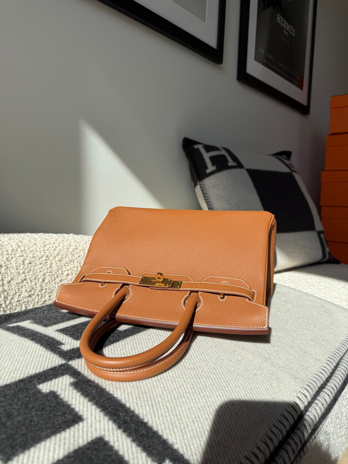 Hermes Birkin 30 Togo Gold on Gold - Carly Julia Sells Stuff, LLC