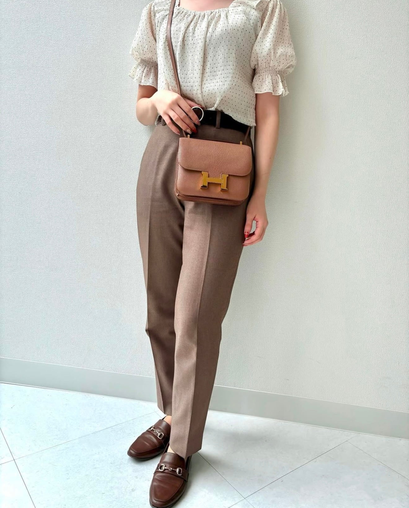 Hermes Chevre Mysore Constance 18 Quebracho GHW - Carly Julia Sells Stuff, LLC