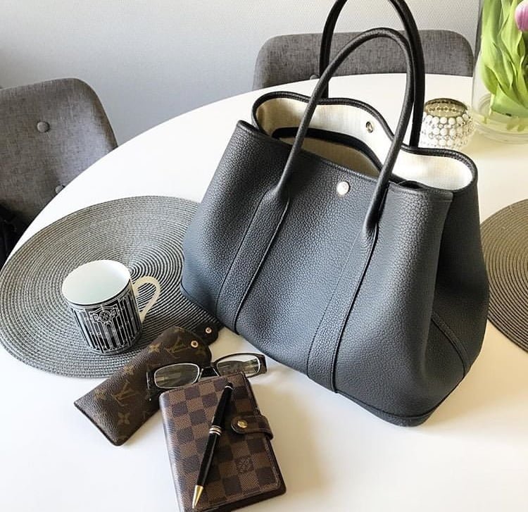 Hermes Garden Party 30 TPM Noir - Carly Julia Sells Stuff, LLC