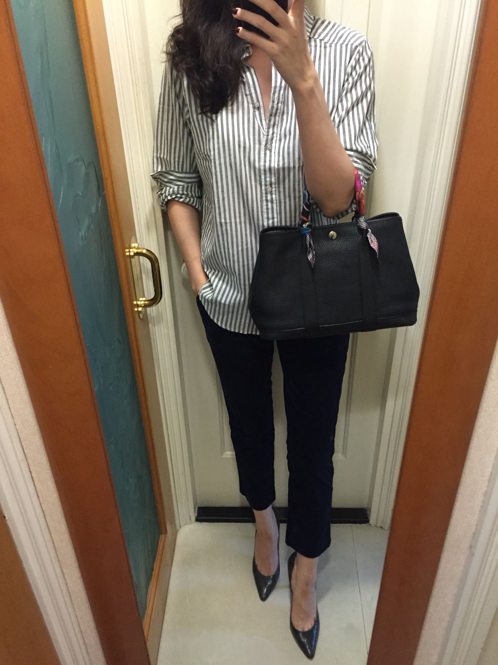 Hermes Garden Party 30 TPM Noir - Carly Julia Sells Stuff, LLC