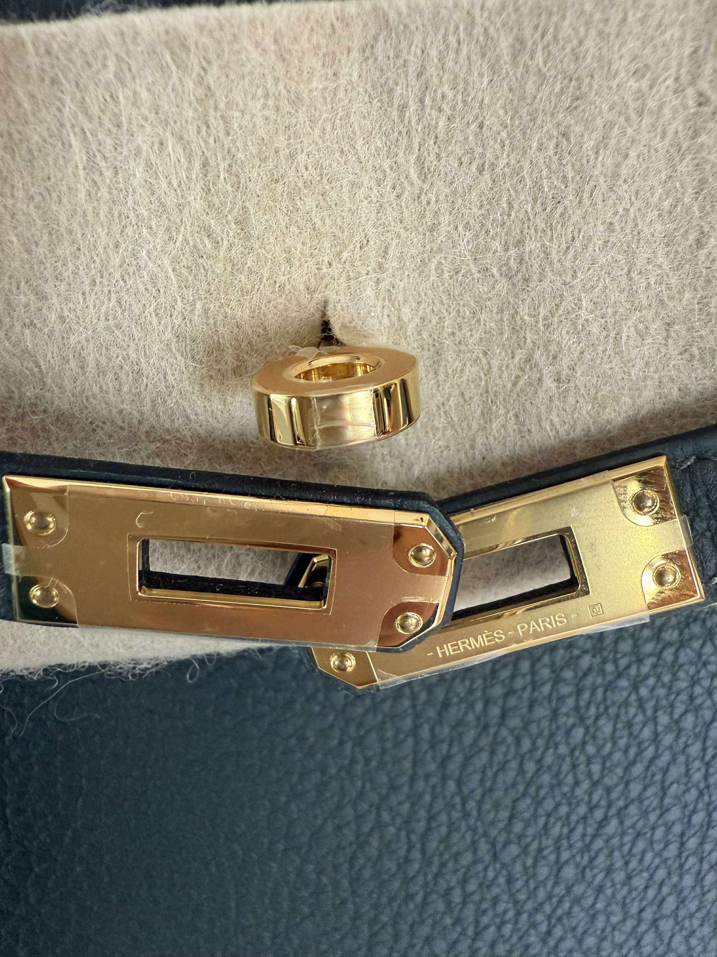 Hermes Kelly 25 Togo Retourne Vert Fonce GHW - Carly Julia Sells Stuff, LLC