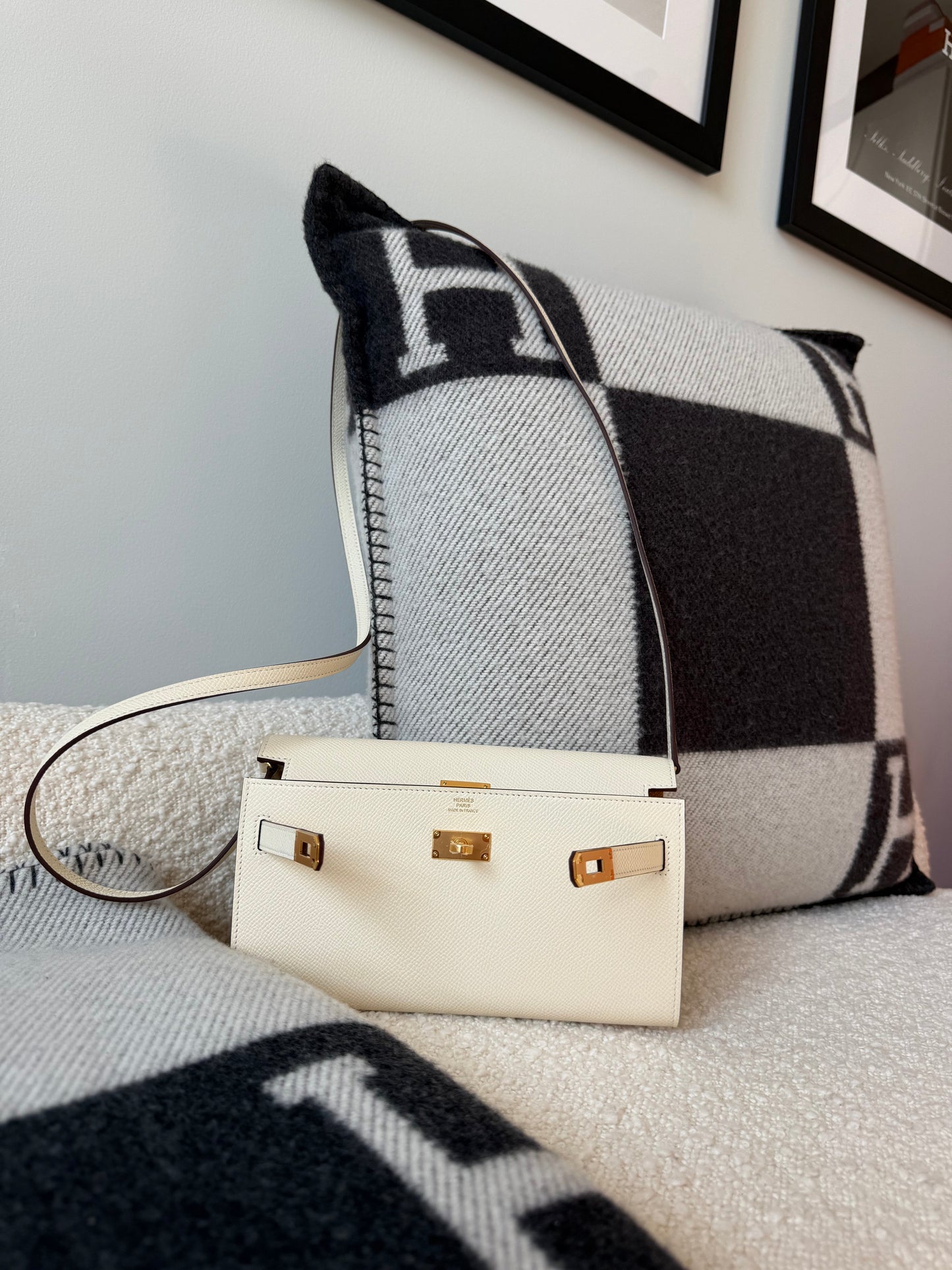Hermes Kelly To-Go Epsom Nata Verso Sesame GHW - Carly Julia Sells Stuff, LLC