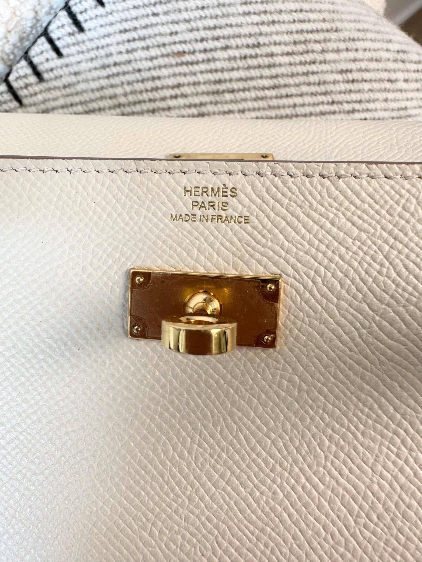 Hermes Kelly - To - Go Wallet Craie GHW - Carly Julia Sells Stuff, LLC