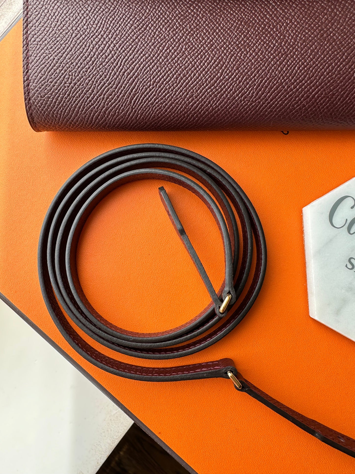 Hermès Kelly Wallet To Go Bordeaux Epsom GHW - Carly Julia Sells Stuff, LLC