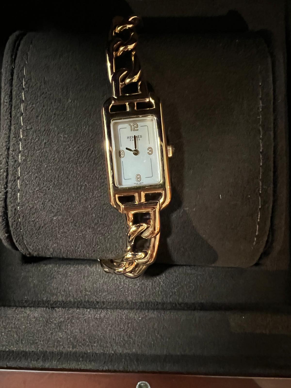 Hermes Nantucket Watch Small Model 29mm Rose Gold - Carly Julia Sells Stuff, LLC