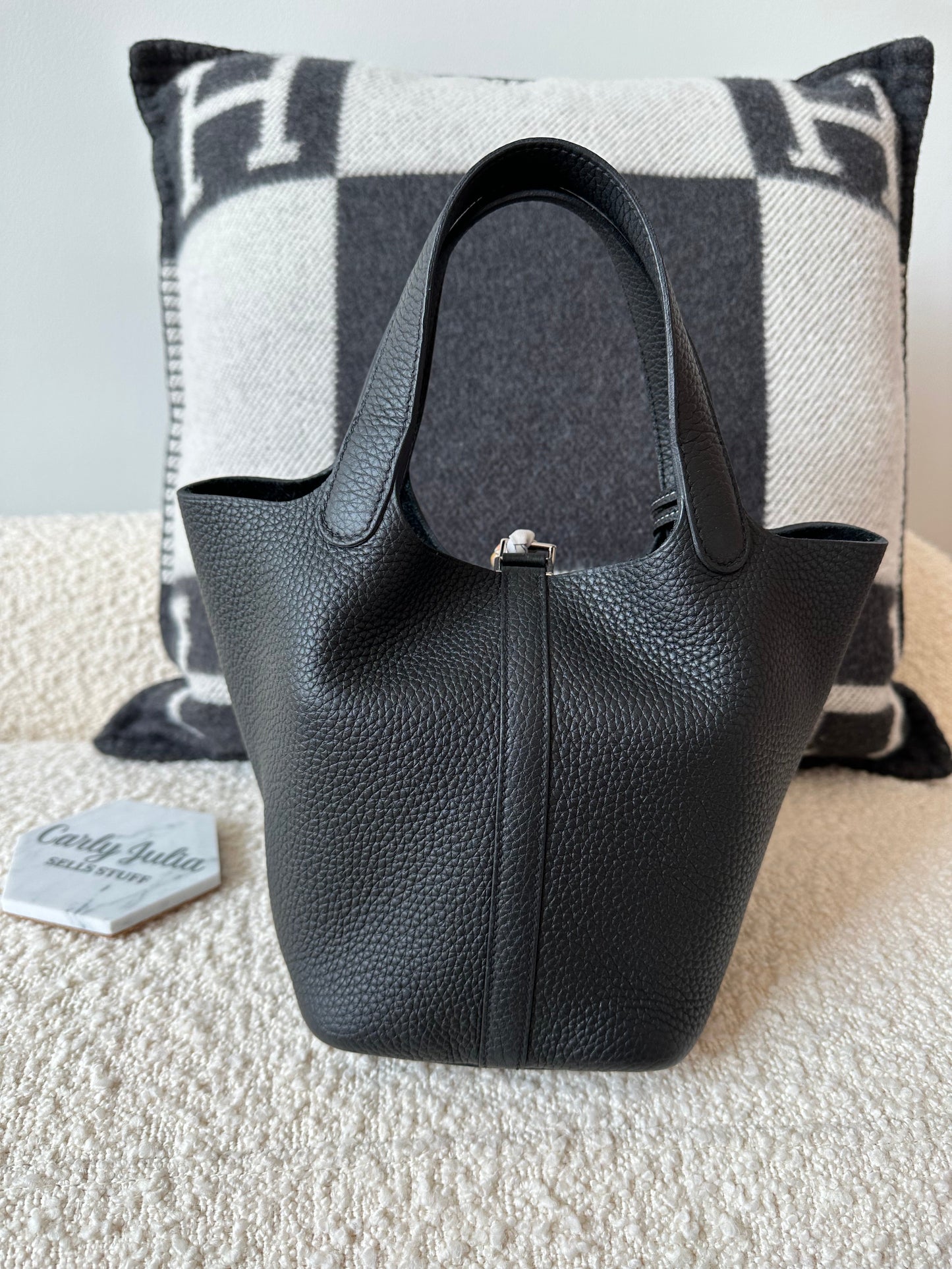 Hermes Picotin 18 Noir PHW - Carly Julia Sells Stuff, LLC
