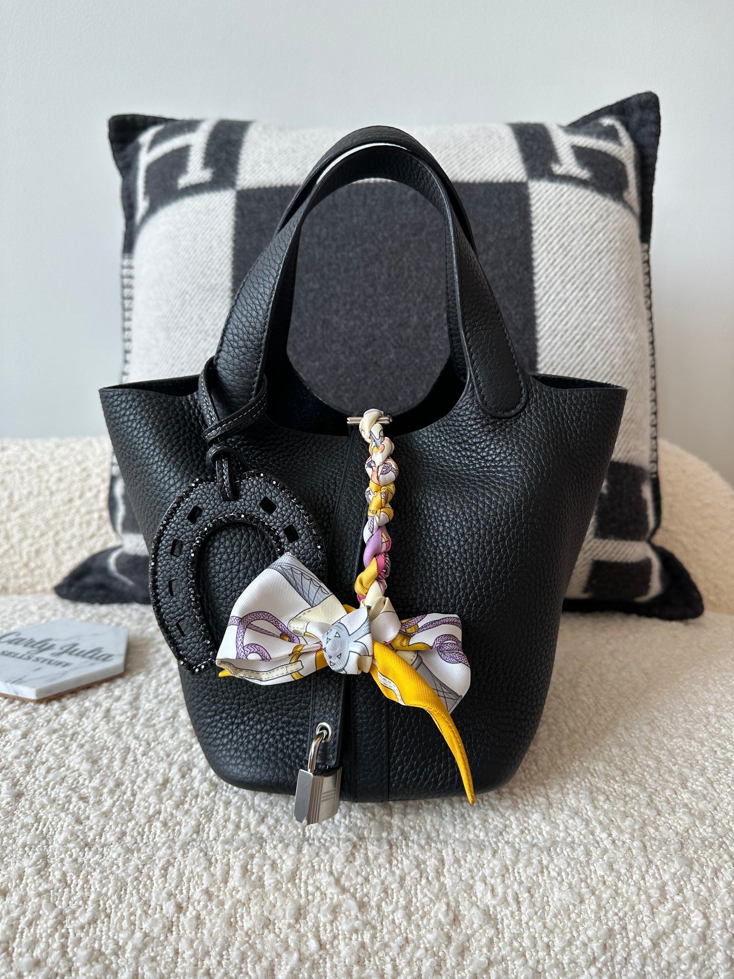 Hermes Picotin 18 Noir PHW - Carly Julia Sells Stuff, LLC