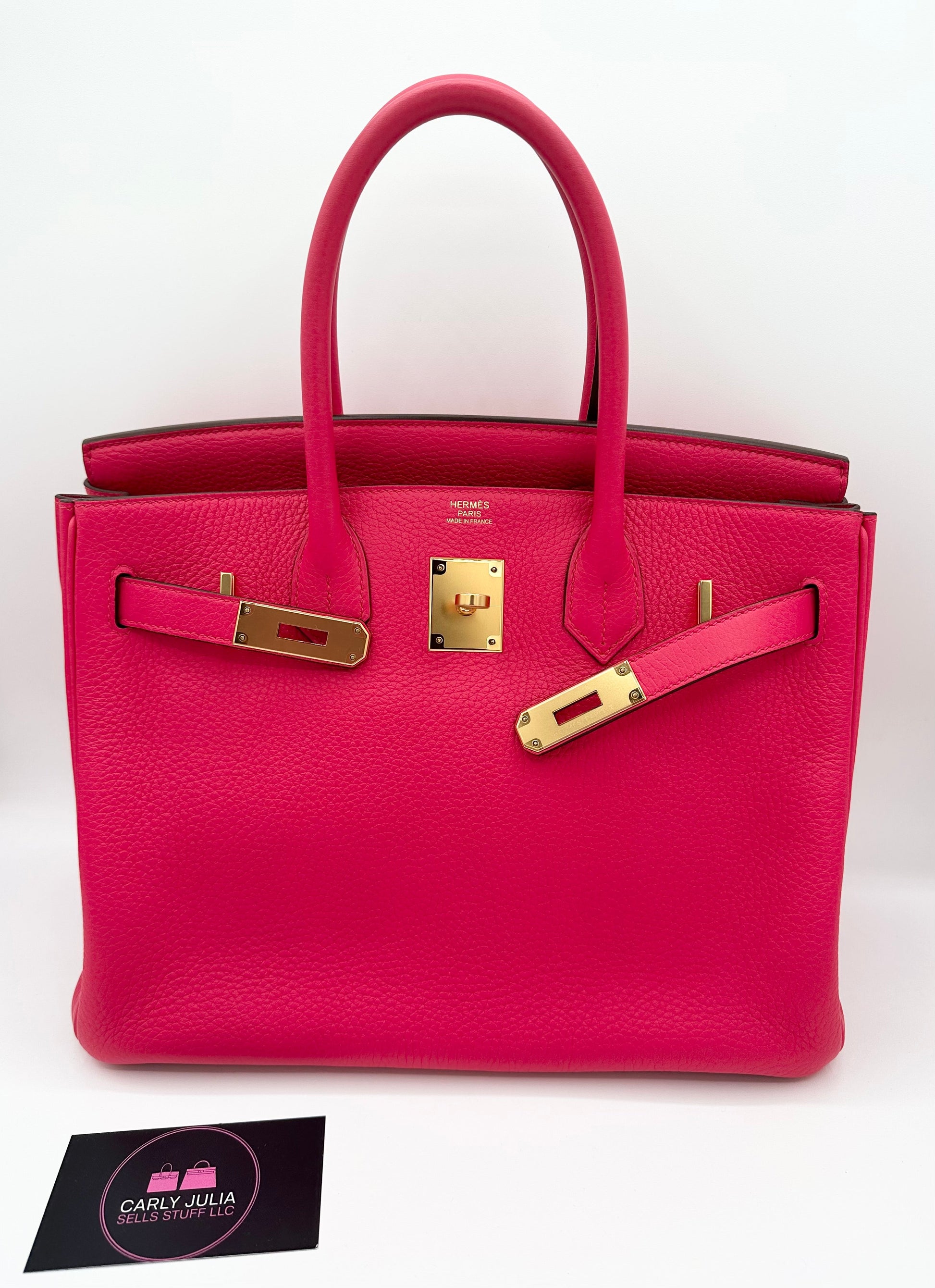 Hermes Rose Extreme Birkin 30 GHW - Carly Julia Sells Stuff, LLC