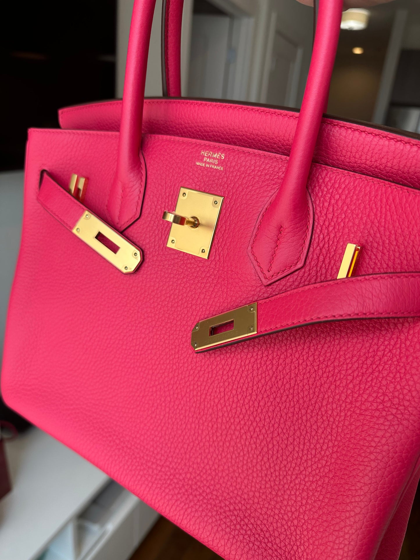 Hermes Rose Extreme Birkin 30 GHW - Carly Julia Sells Stuff, LLC