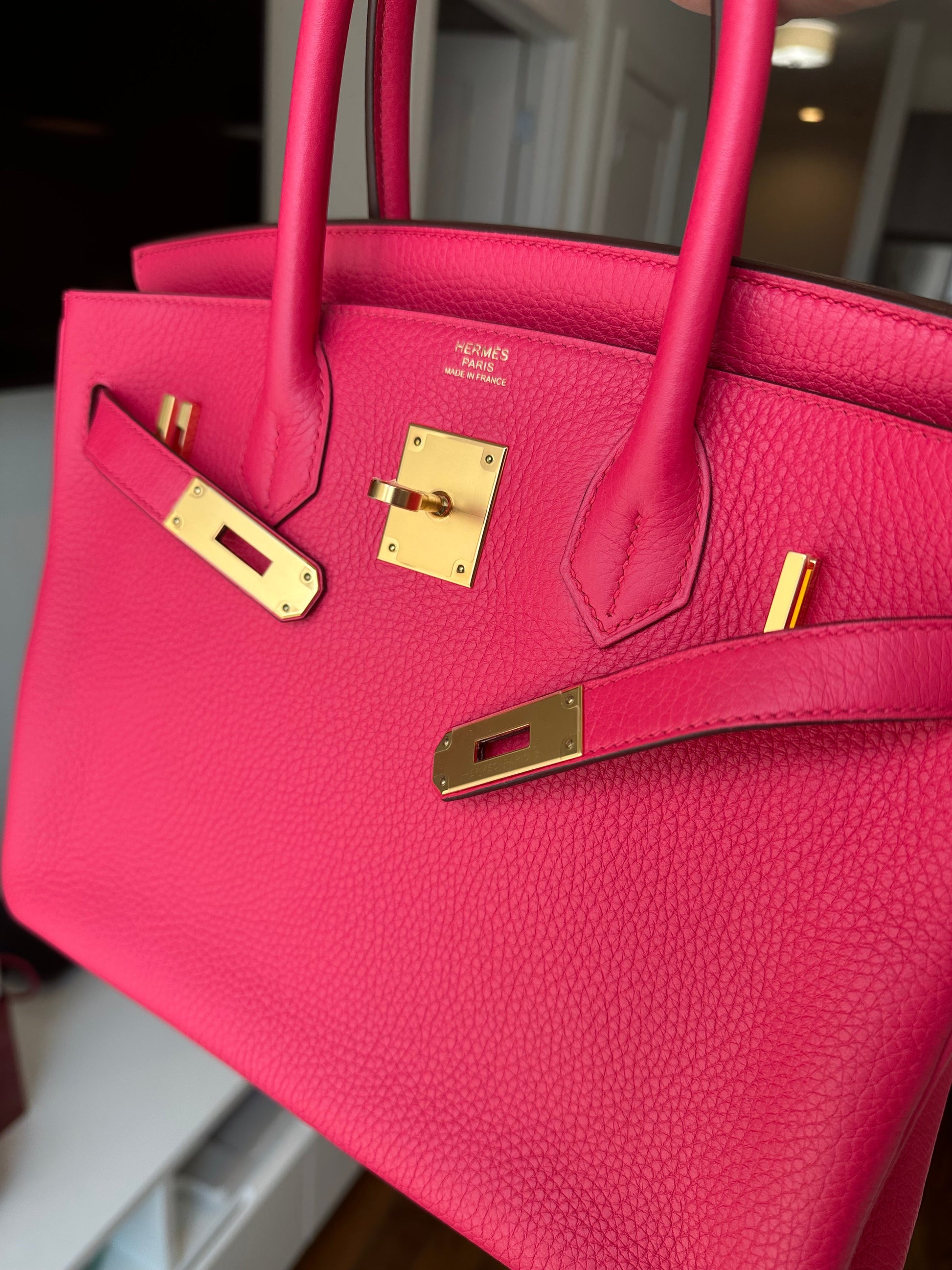 Hermes Rose Extreme Birkin 30 GHW - Carly Julia Sells Stuff, LLC