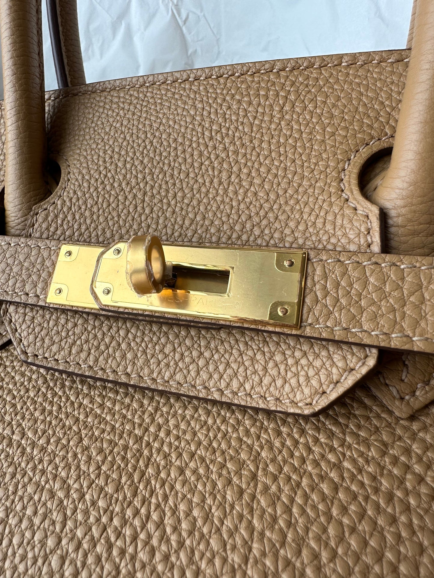 RESERVED FOR LAURA : Hermes Birkin 30 Togo Biscuit GHW - Carly Julia Sells Stuff, LLC