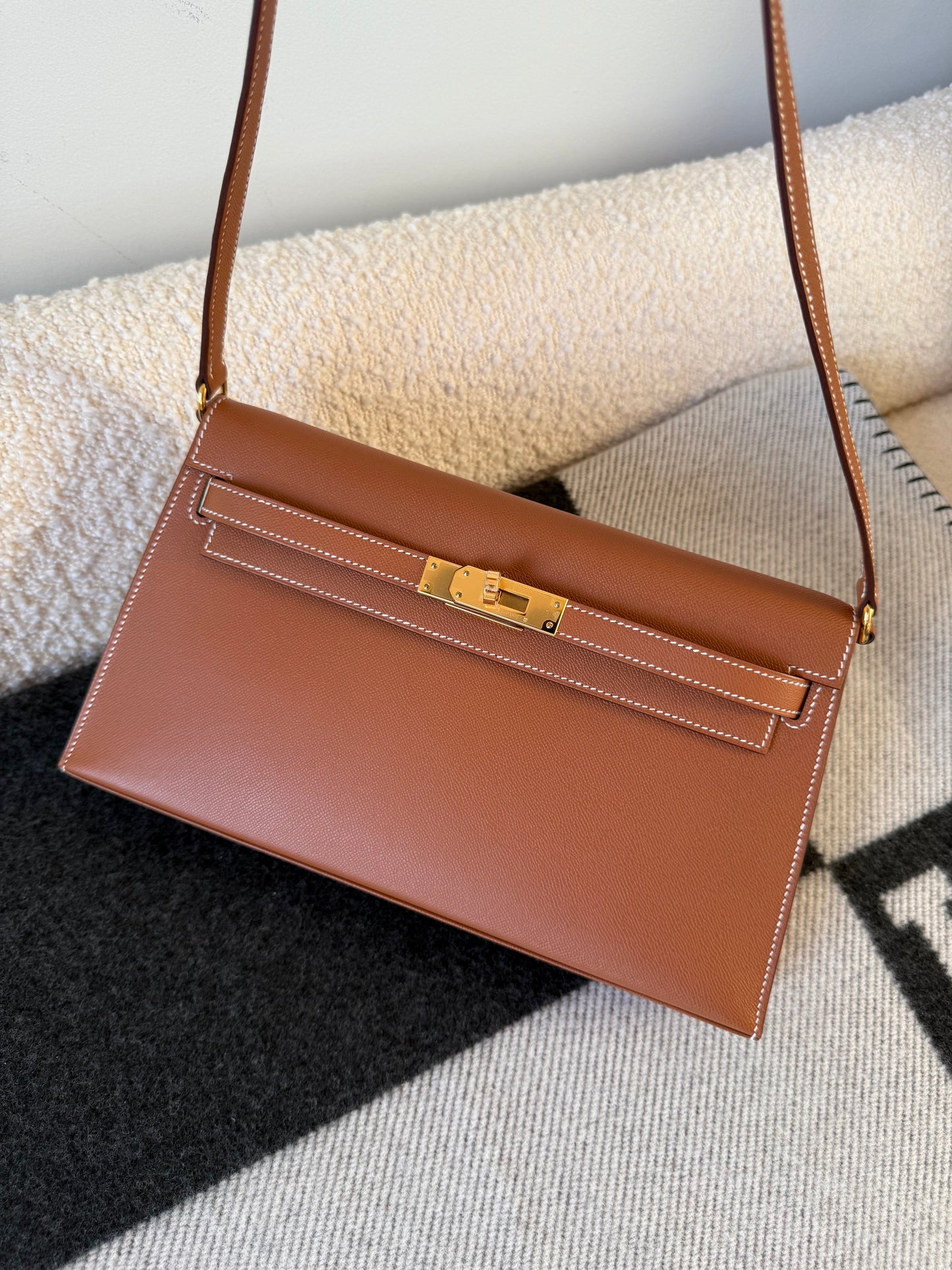 RESERVED: Hermes Kelly Elan Gold on Gold - Carly Julia Sells Stuff, LLC