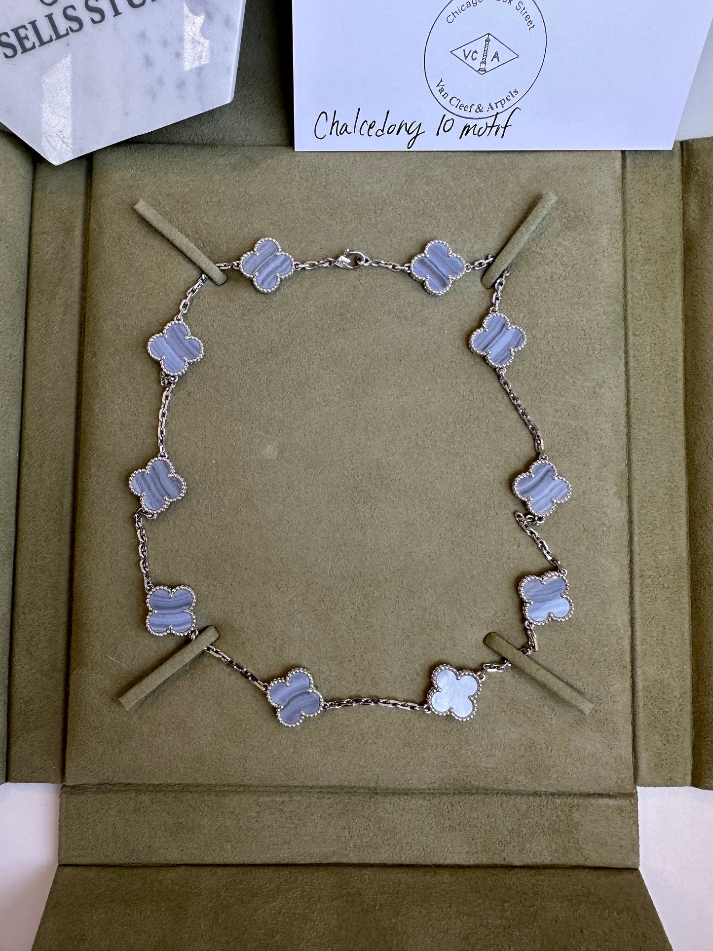 Van Cleef & Arpels Chalcedony 10 Motif - Carly Julia Sells Stuff, LLC
