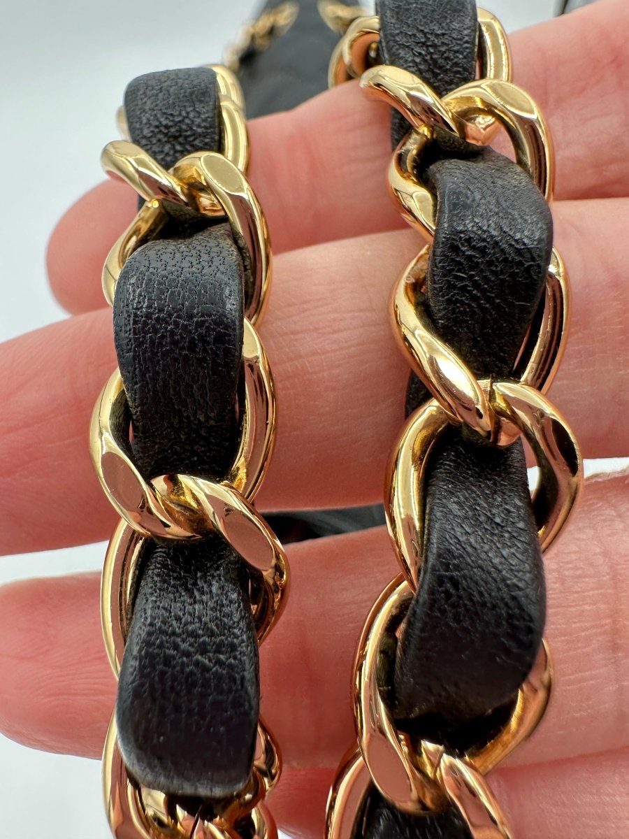 CHANEL 31 Series Black Medium Lambskin Double Flap GHW - Carly Julia Sells Stuff, LLC