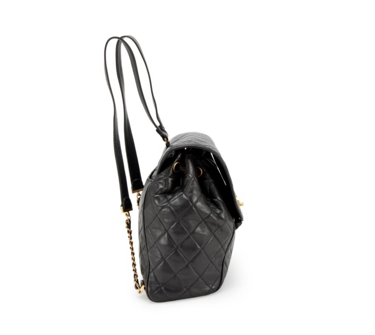 CHANEL Lambskin Drawstring CC Backpack GHW - Carly Julia Sells Stuff, LLC