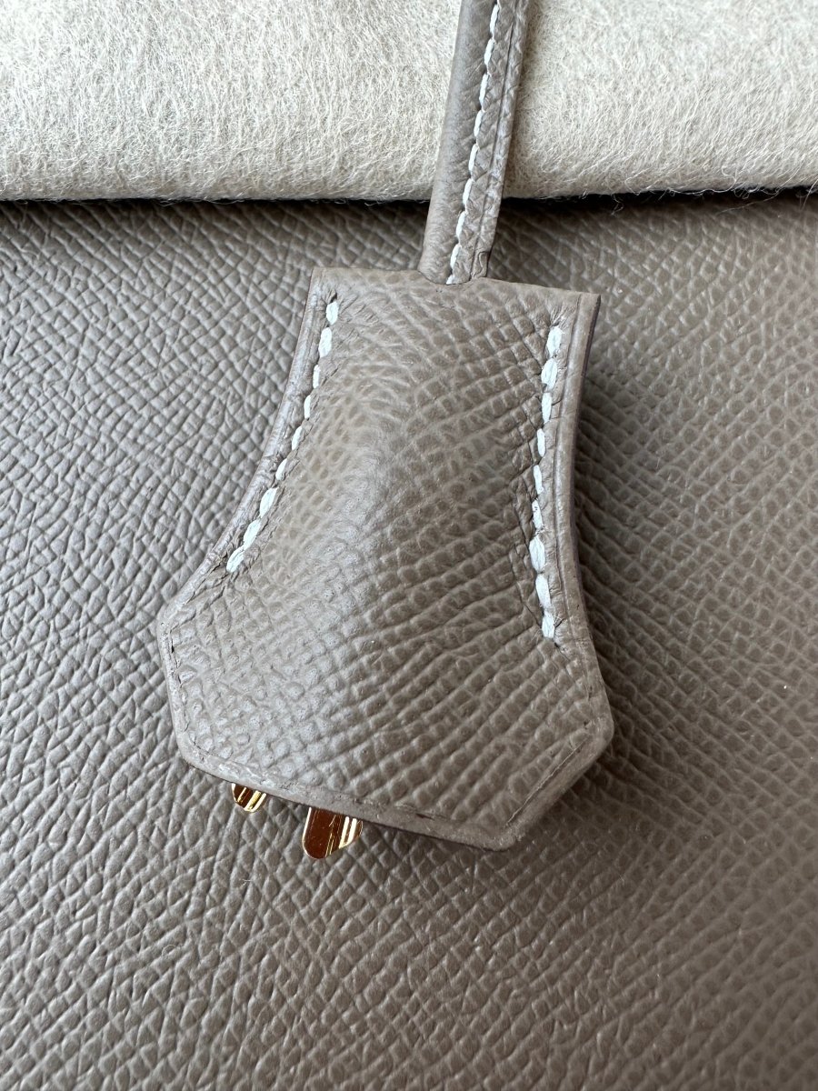 Hermes 2024 Kelly 28 Sellier Etoupe GHW - Carly Julia Sells Stuff, LLC